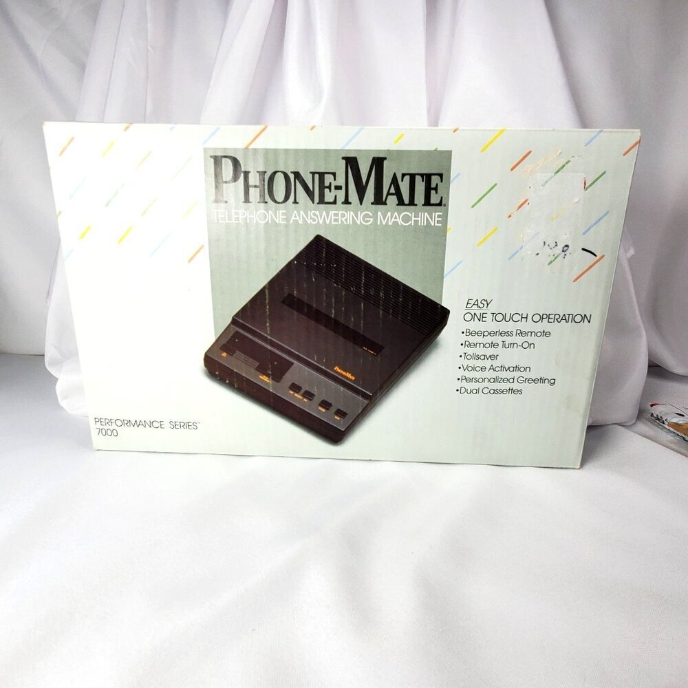 VTG 1986 Phone-Mate Telephone Answering Machine Performance Series 7000 NIB